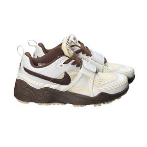 Travis Scott x Nike Zoom Field Jaxx Sneaker Men's 5 Light Chocolate HQ3073-100
